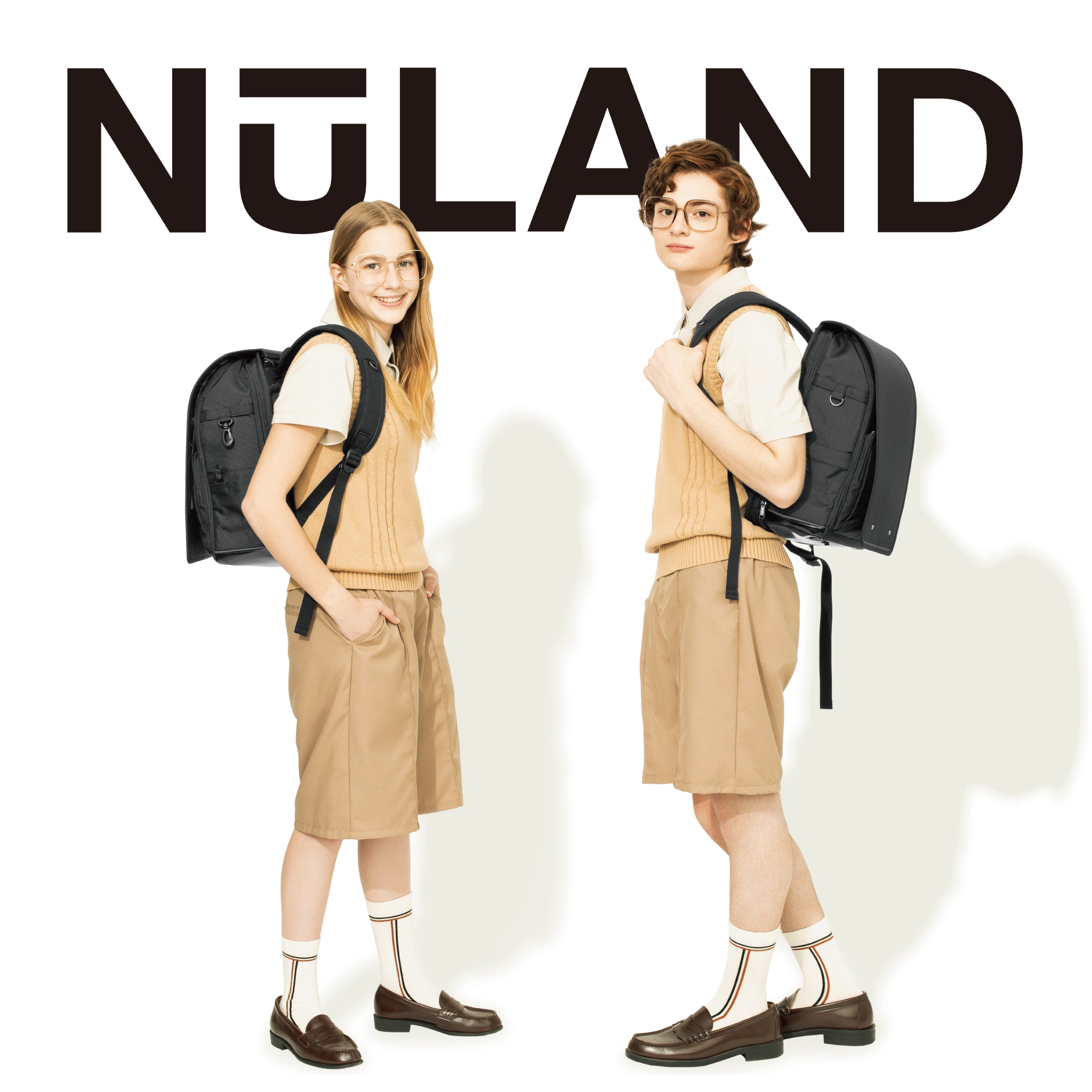 NuLAND <L> レッドxワインレッドライン